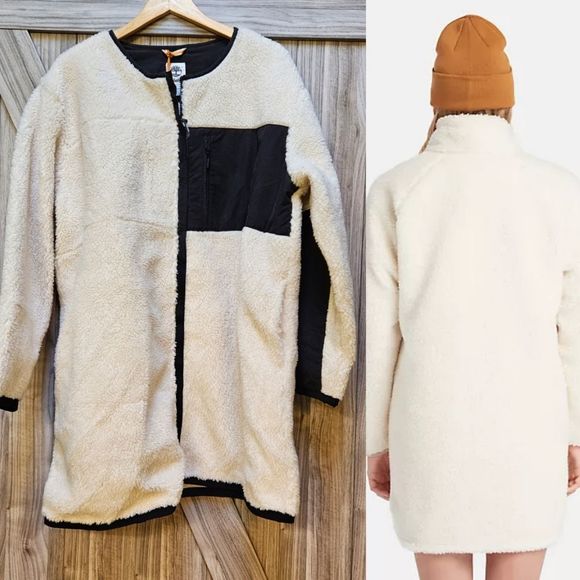Timberland Long Fleece Jacket - Picture 1 of 13
